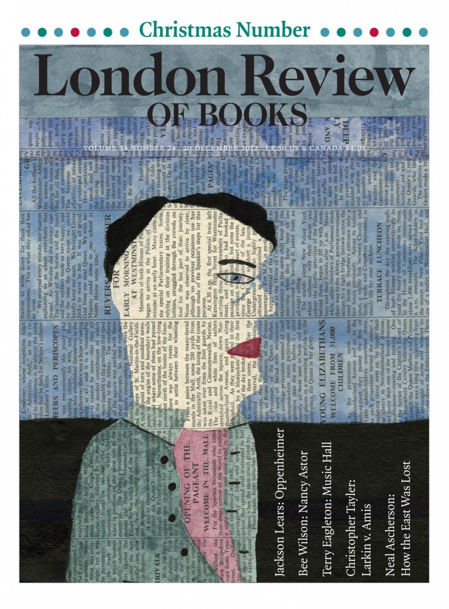 cover of LRB 12/20/2012 collage of figure.
