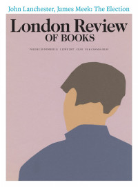 LRB cover 06/01/2017 back of a person's head and torso.