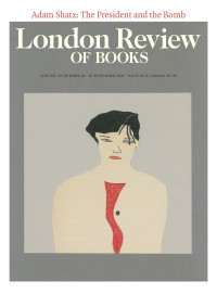 LRB cover 11/16/2017 portrait of woman with red shirt.