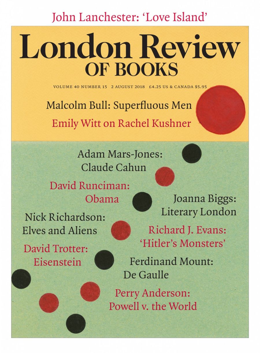 LRB cover 08/02/2018 black and red dotted tick.